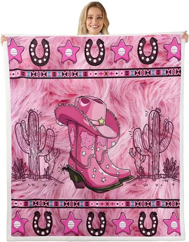 Miniatura 17 de Manta Decorativa Tribal Boho Azteca para Hombres y Mujeres, Manta de Vellón Étnica Bohemia Negro y Blanco de 50"X60", Manta Sherpa del Suroeste