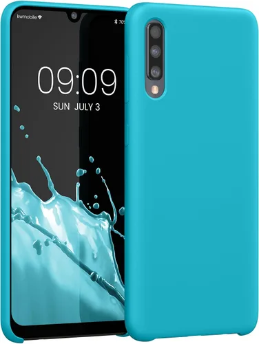 Miniatura 34 de kwmobile Funda compatible con Samsung Galaxy A32 5G - Funda de silicona TPU con acabado suave - Rosa impresionante