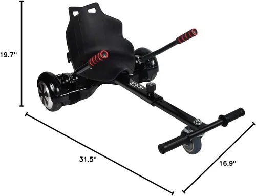 Miniatura 9 de Hiboy HC-01 Hoverboard Seat Attachment for 6.5" 8" 8.5" 10" Hoverboards, Easy Assembly & Adjustable Frame Length Buggy Attachment, Hoverboard Go