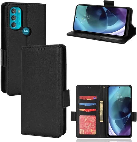 Miniatura 289 de Funda de piel sintética compatible con Motorola Moto E22 4G, funda de piel sintética compatible con Motorola Moto E22i 4G, color negro