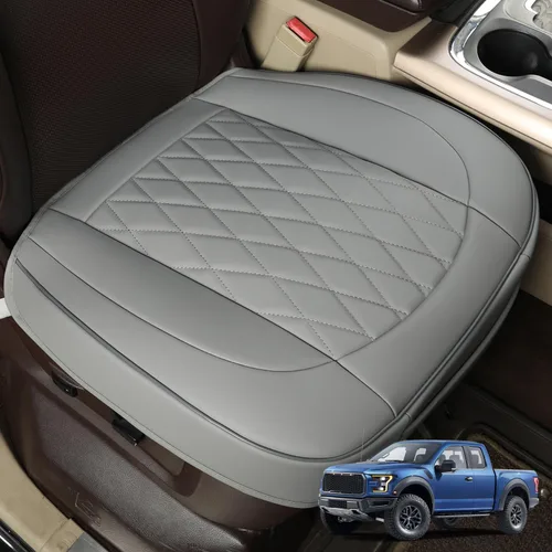 Miniatura 21 de GIANT PANDA 1 funda de asiento delantero de automóvil, protector de asiento de automóvil de piel sintética para el 95% de los vehículos, se adapta