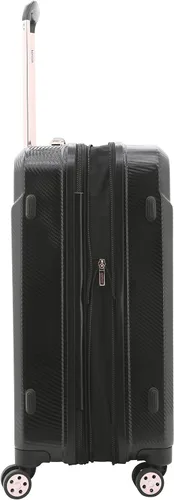 Miniatura 7 de kensie Juego de equipaje giratorio Dawn Hardside de 3 piezas para mujer, Negro -, Dawn Hardside - Juego de equipaje giratorio de 3 piezas