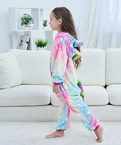 Miniatura 6 de Pijama de una pieza de unicornio para niños, disfraz de Halloween