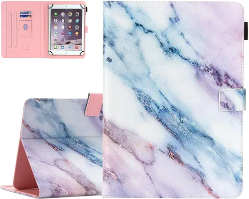 Miniatura 10 de Dteck Funda universal para tablet de 7.9 a 8.4 pulgadas, funda plegable de piel con tapa para Onn de 8 pulgadas, Samsung Galaxy Tab 8.0 pulgadas 8.4