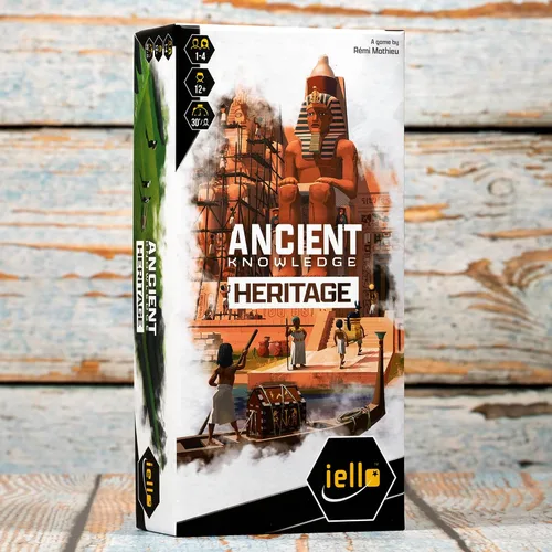 Miniatura 8 de IELLO: Ancient Knowledge Heritage - Expansión del juego de cartas de estrategia, juego de mesa de construcción de Tableau, nuevas cartas y efectos