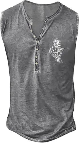 EELHOE Men Tank Tops Lightweight Sleeveless True Comfort Casual Loose Fit Sport Graphic Shirt Fashion Soft Vest