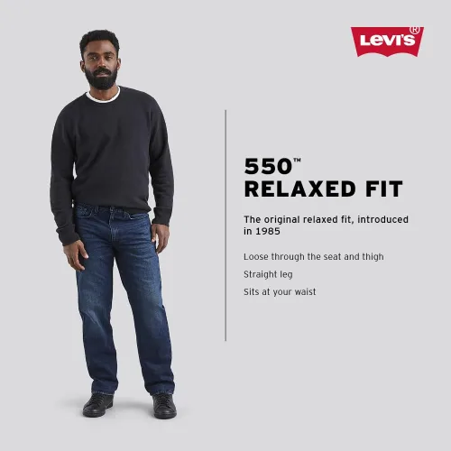Miniatura 4 de Levi's Men's 550 Relaxed Fit Jeans (Also Available in Big & Tall)