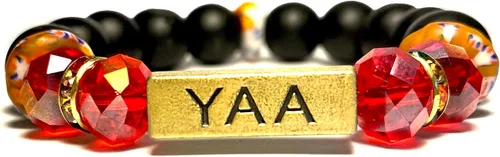 Miniatura 13 de Pulseras africanas tradicionales con nombre nacido en el día para mujeres de Ghana, materiales naturales, ajuste cómodo y holgado