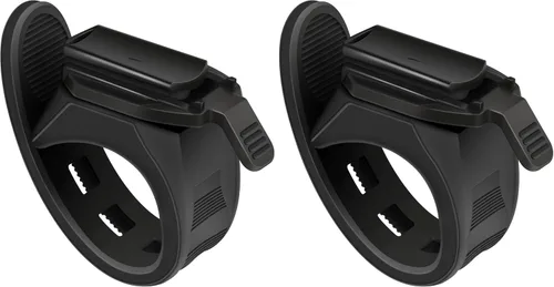 Miniatura 5 de Ascher Soporte de montaje de luz de bicicleta, soporte de montaje de bicicleta para manillar, adecuado para faros delanteros HJ-040, paquete de 1