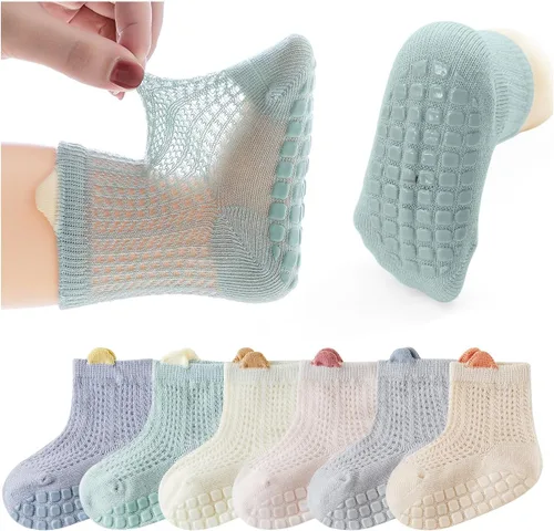 Nuevos calcetines de malla de verano para bebés, niños y niñas pequeñas, calcetines para recién nacidos, accesorios esenciales para bebés