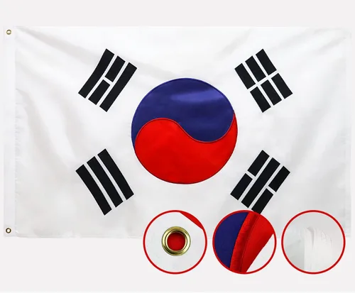 Miniatura 20 de Bandera de Australia de doble cara de 3 x 5 para exteriores, banderas australianas, nailon 210D resistente, estrellas bordadas, rayas cosidas