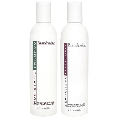 Brandywine Champú no estático y acondicionador revitalizante 8 onzas, paquete económico paquete 2 artículos