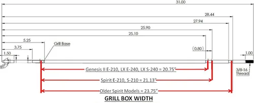 Miniatura 6 de OneGrill - Weber - Kit de parrilla de acero inoxidable con 50 lb. Motor eléctrico.