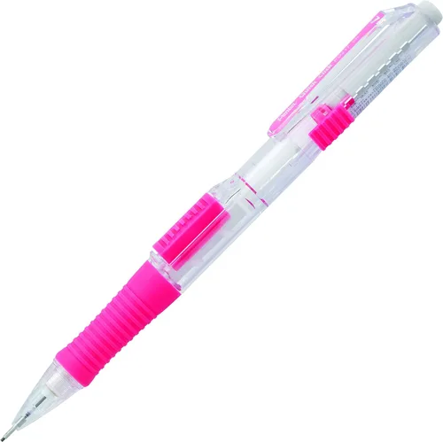 Miniatura 2 de Lápiz mecánico Pentel QUICK CLICK (0.7mm), cañón rosa, caja de 12 lápices (PD217P)