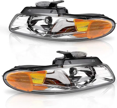 DWVO Conjunto de faros delanteros compatible con Dodge Caravan/Grand Caravan 1996-1999 / Chrysler Town and Country 96-99/1996 1997 1998 1999