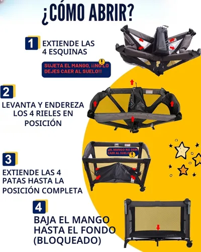 Miniatura 5 de BEKA cuna para bebé de 4 en 1 para colocar al lado de la cama, cuna para bebé de 4 funciones, cuna para colocar al lado de la cama, corralito, mesa