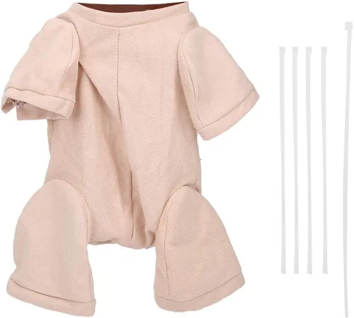 Zerodis Kit de tela para muñeca de bebé recién nacido, accesorio de cuerpo de tela de alta simulación, suministros para hacer muñecas de 3/4 y 3/4