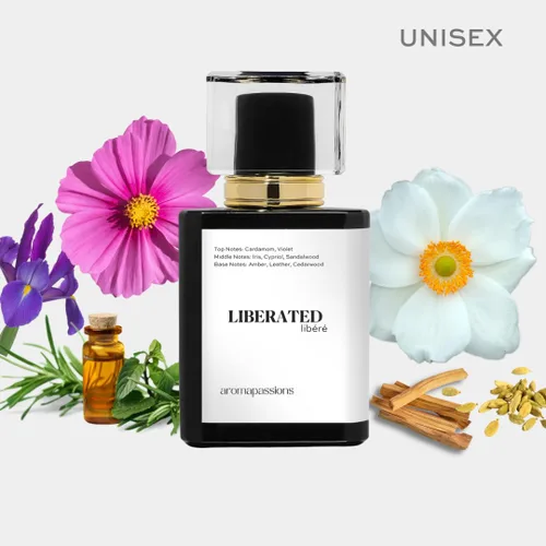 Miniatura 3 de LIBERATED Inspirado en SANTAL 33 Perfume de feromonas colonia para hombres y mujeres Extrait De Parfum Fragancia de aceite esencial de clon