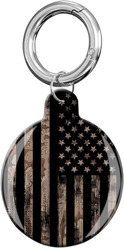 Miniatura 9 de ANDRIU Funda compatible con Air Tag, funda protectora con soporte para llavero de bucle, resistente a los arañazos para cartera, equipaje, perro
