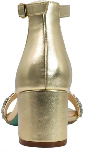 Miniatura 3 de Betsey Johnson Sandalia de tacón Sb-Mel para mujer, Oro