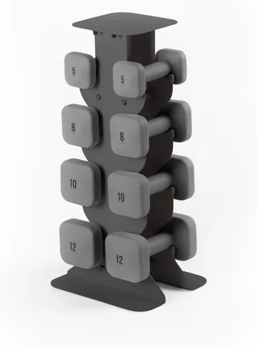 Miniatura 62 de WeGym SafeGrip Square Dumbbells with Anti Slip Handles, Aesthetic Free Weights for Home Workouts, Stable Design Prevents Rolling during Floor