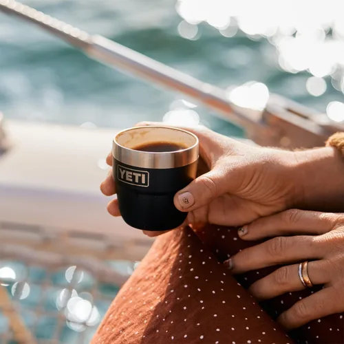 Miniatura 8 de YETI Rambler - Vaso apilable de 4 onzas, acero inoxidable, taza de café/espresso aislada al vacío, 2 unidades Azul marino