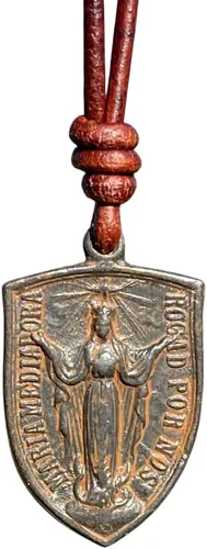 Miniatura 11 de Collar de oro con crucifijo de la Virgen María Jesús – Medalla de los Milagros de Mujer, Medalla de Plata para Hombres, Joyería Religiosa, Regalos