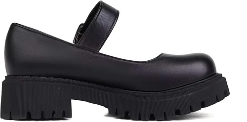Miniatura 2 de Odisen Mary Janes Shoes Women Platform Chunky Ankle Strap Uniform Dress Shoes