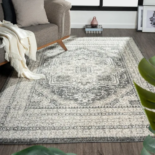 LUXE WEAVERS Alfombra marroquí bohemia gris 5x7