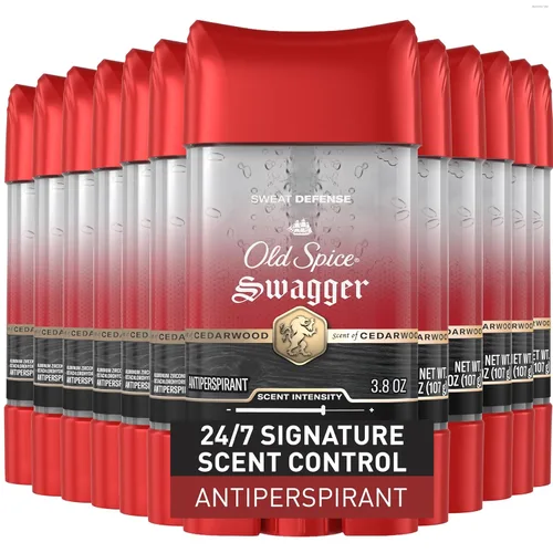 Miniatura 11 de Old Spice Red Collection - Desodorante antitranspirante + gel de baño para hombres, especias frías con aroma a menta fresca, protección contra