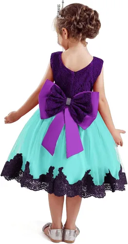 Miniatura 2 de TTYAOVO Vestido de fiesta de princesa de flores para niñas de 1 a 5 años
