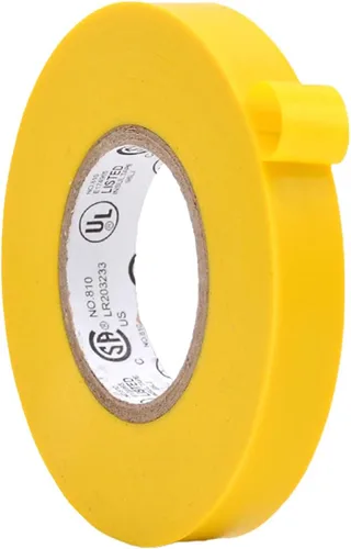Miniatura 30 de WOD ETC766 - Cinta eléctrica blanca de uso general de grado profesional con núcleo certificado UL/CSA. Cinta eléctrica adhesiva de goma vinílica
