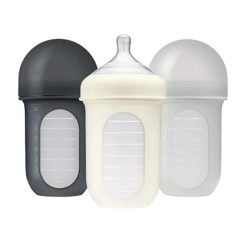 Miniatura 8 de Boon Nursh Bottles - Los biberones de silicona ayudan a aliviar los síntomas de los cólicos, fórmula y leche materna solo al tacto de silicona