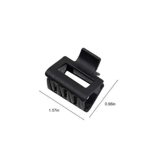 Miniatura 4 de Ivyu Pinzas para el cabello – 8 paquetes de pinzas pequeñas negras para mujeres, mini pinzas para el cabello de 1.57 pulgadas, accesorios de peinado