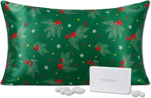 Miniatura 11 de THXSILK Funda de almohada de seda de morera 100% para cabello y piel, funda de almohada de seda hipoalergénica, suave, transpirable, con cremallera