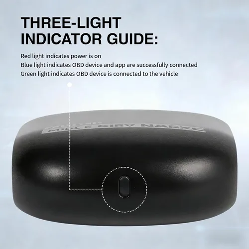 Miniatura 7 de Escáner B26 Bluetooth OBD2 para iOS y Android - Lector de código de motor sin suscripción, herramienta de diagnóstico del motor mejorada 2026, luz