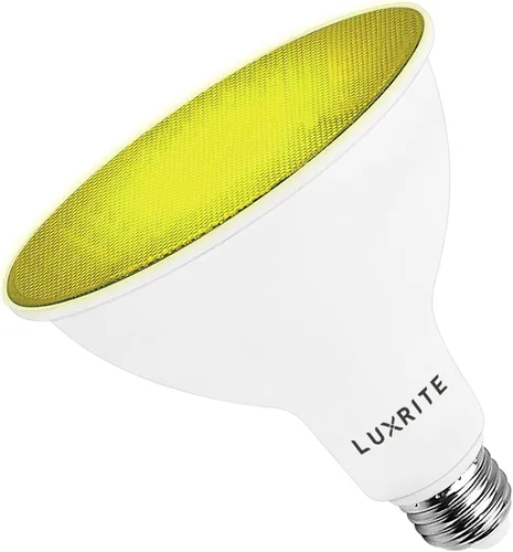 Miniatura 13 de LUXRITE Bombilla LED PAR38 azul de inundación, 8 W (equivalente a 45 W), bombilla LED azul de inundación, clasificación húmeda, certificación UL