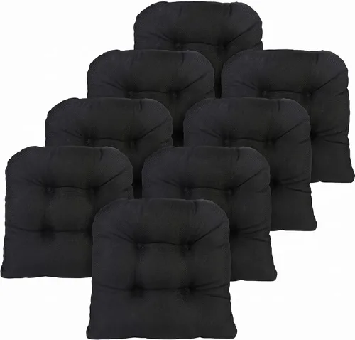 Miniatura 78 de Klear Vu Gripper Overstuffed - Cojines universales antideslizantes para silla de comedor para decoración de cocina o uso de oficina, almohadilla