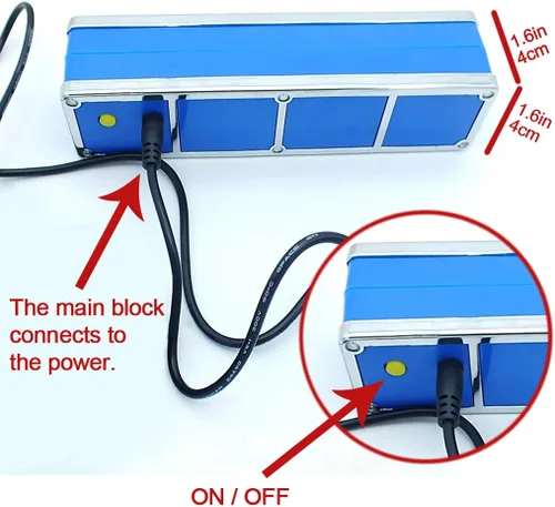 Miniatura 6 de 7 piezas apilables de luz nocturna 3D rompecabezas de juguete de 7 colores bloques mágicos de inducción entrelazados LED novedad lámpara