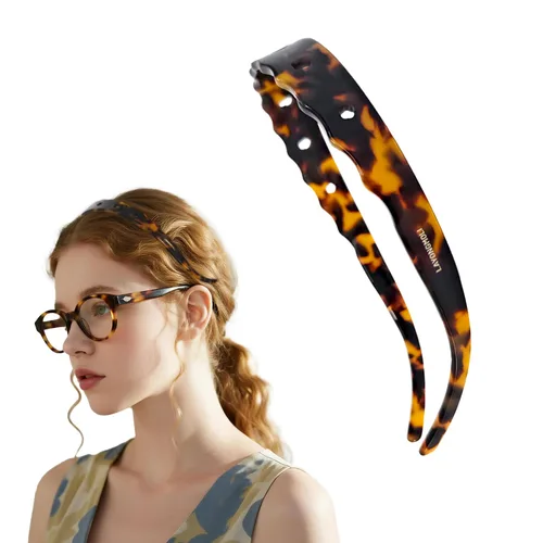 Miniatura 19 de Diademas de acetato para mujer - Diademas delgadas antideslizantes con dientes, diseño amigable con gafas, accesorios para el cabello estilo 90s