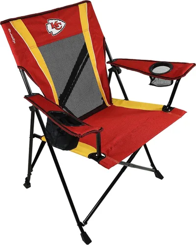 Miniatura 25 de Kijaro Dual Lock Pro, Silla plegable para fanáticos de deportes, 26" L x 35.5" W x 37" H, Carolina Panthers