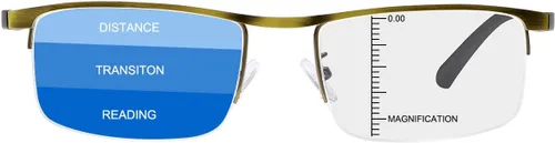 Miniatura 11 de Gafas de lectura progresivas multifoco para computadora con bloqueo de luz azul lectores