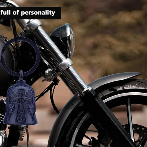 Miniatura 3 de Campanas de motocicleta para hombre, campana de ángel de motocicleta para hombres y mujeres, accesorio de motociclista, protección de seguridad