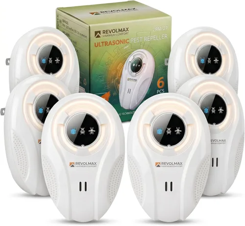 T-27, repelente ultrasónico de control de plagas, electrónico y ultrasonido, repelente enchufable para interiores, deshazte de roedores, ratones,