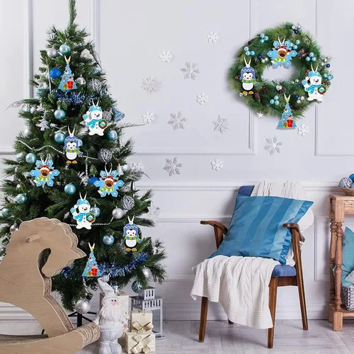 Miniatura 4 de Civaner 24 juegos de manualidades de Navidad para niños, arte y manualidades de Navidad, kit de adornos para árbol de Navidad, haz tus propios