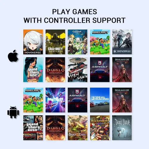 Miniatura 6 de GameSir X5 Lite Mobile Gaming Controller for Android & iPhone 15/16 Series (USB-C), Hall Effect Joystick, Lightweight Ergonomic Phone Controller