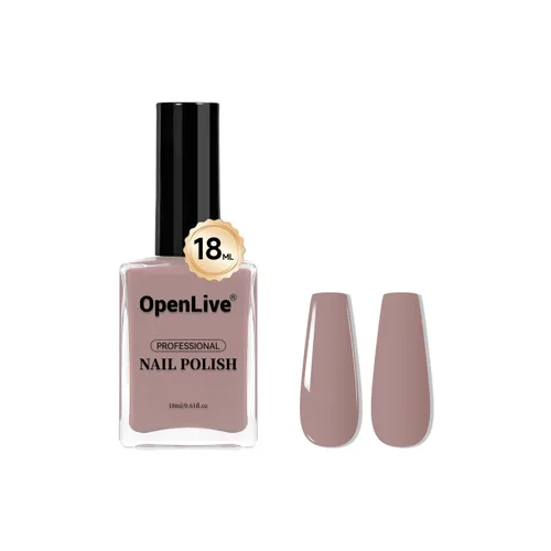 Miniatura 16 de OpenLive 18ml Esmalte de uñas desnudo de gran volumen, secado rápido, rosa claro, esmalte de uñas de secado rápido y larga duración, arte de uñas