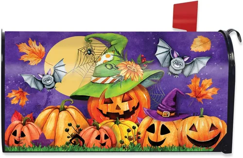 Miniatura 4 de Briarwood Lane Cubierta para buzón de calabaza de Halloween