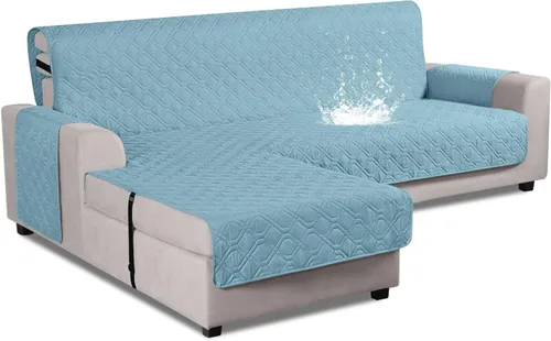 Miniatura 8 de VANSOFY Fundas de Sofá Seccional Mejoradas 100% Impermeables en Forma de L Funda Reversible para Chaise Lounge Funda Protectora de Sofá Seccional