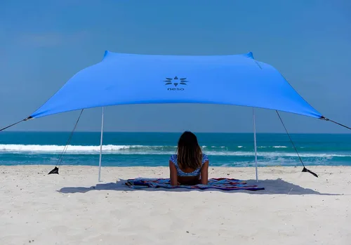 Miniatura 23 de Neso Tienda de Campaña Portátil para Playa Refugio Solar con Anclaje de Arena - Toldo Ligero de Sombra para Playa - Fácil Instalación para Salidas